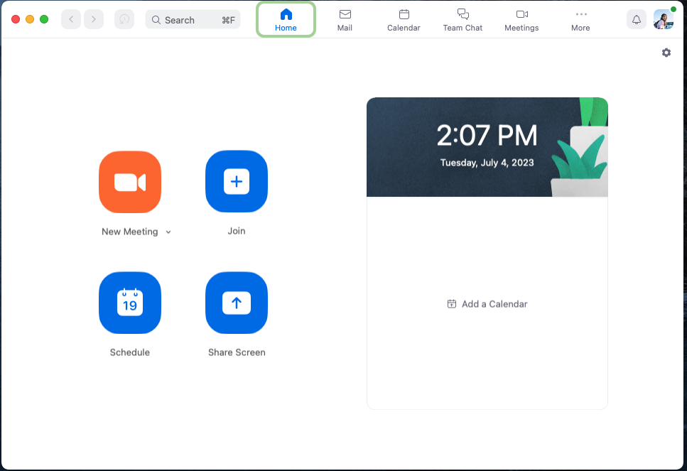 Zoom UI